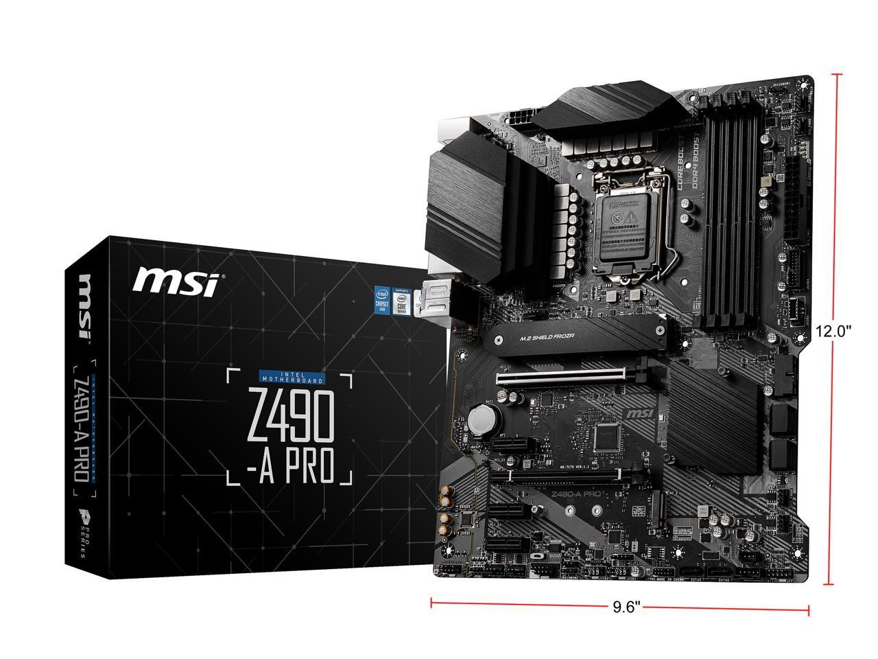 Msi z490 a pro обзор