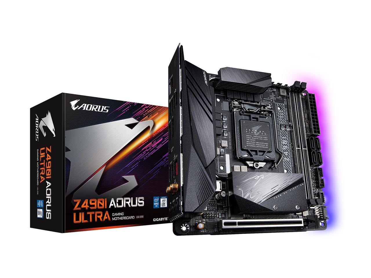 Gigabyte z490i aorus ultra обзор