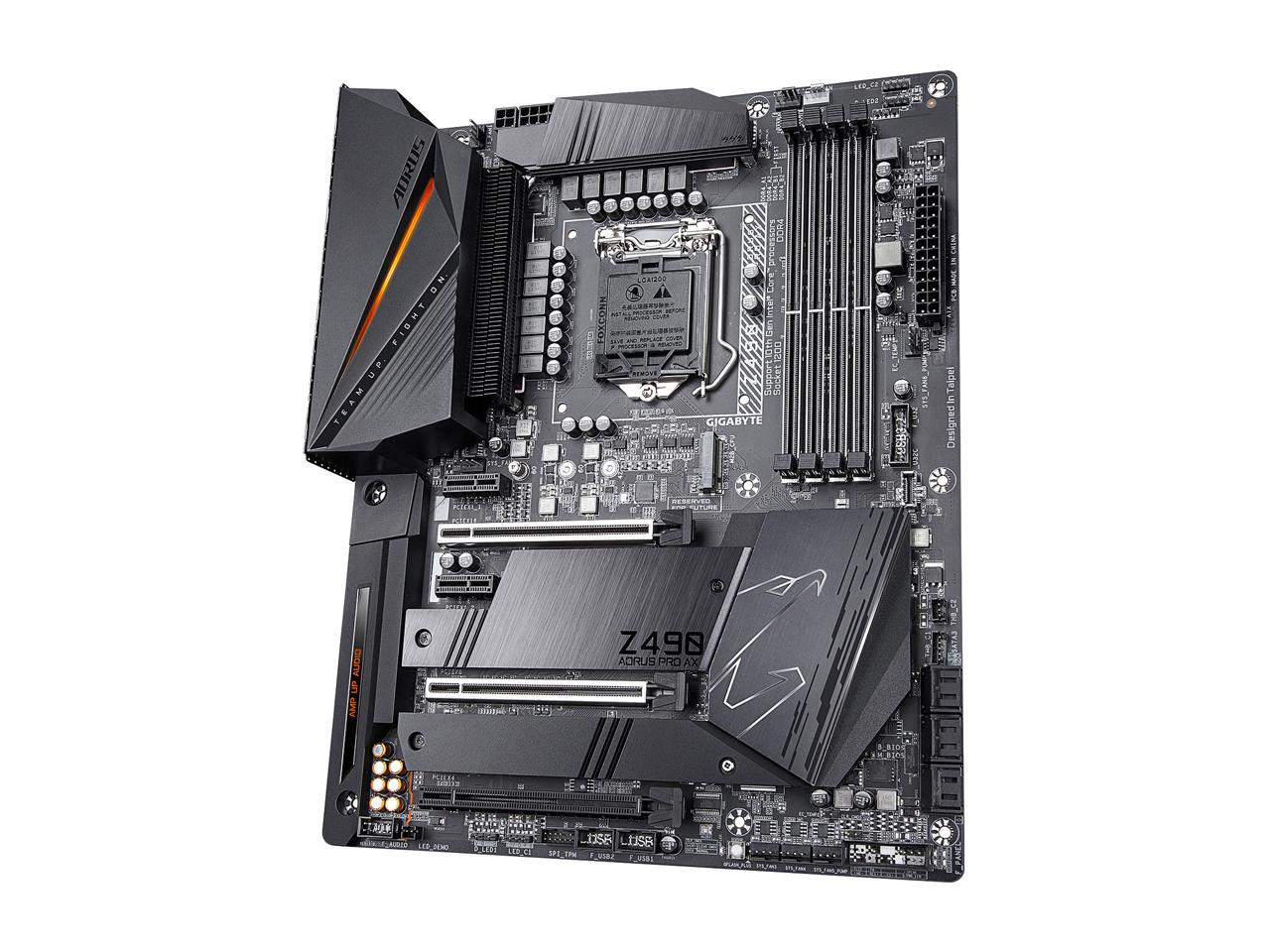 Материнская плата gigabyte z490 aorus pro ax обзор