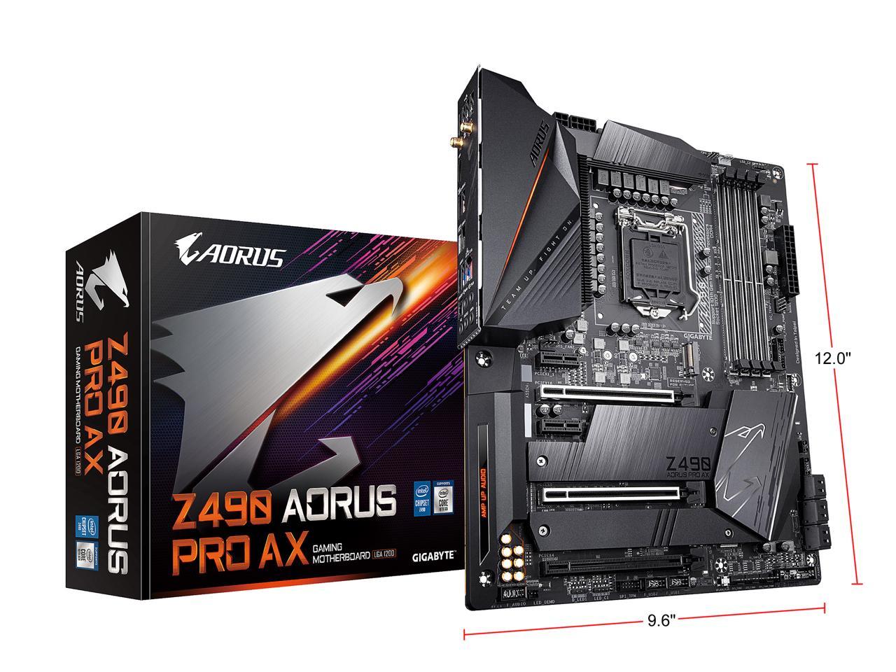 Материнская плата gigabyte z490 aorus pro ax обзор