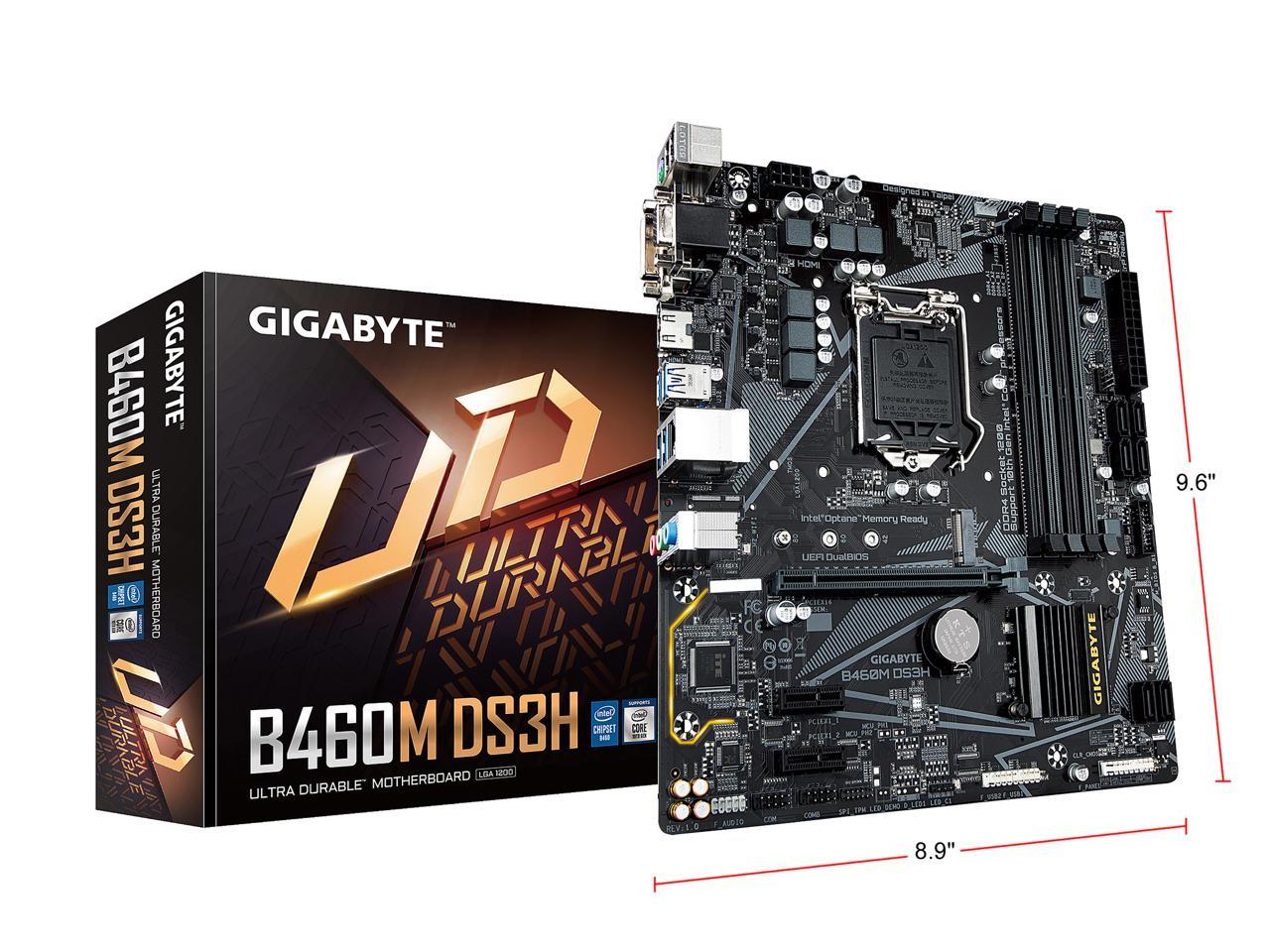 Gigabyte b460m ds3h обзор