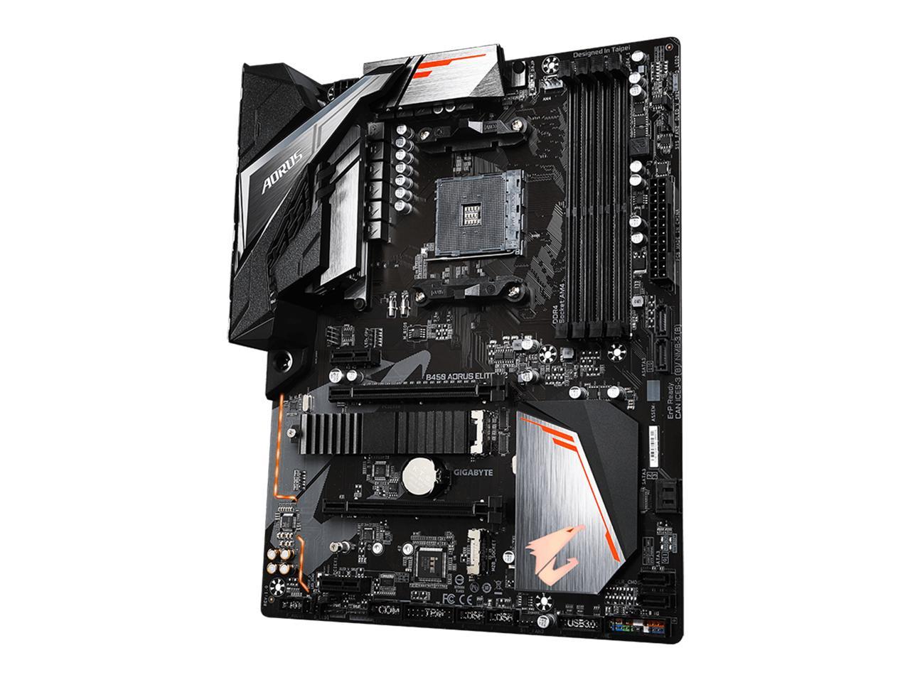 Gigabyte b450 aorus elite v2 какие процессоры поддерживает