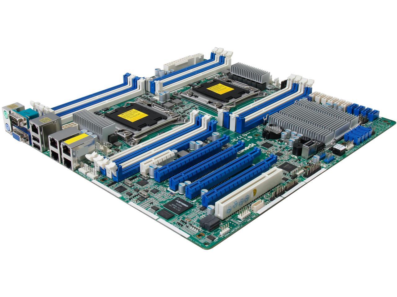 一方向サーバー ATX マザーボード LGA 2011 C602 E5-2600/1600 V2 DDR3 PCI-E 3.0 X9SRL-F 用