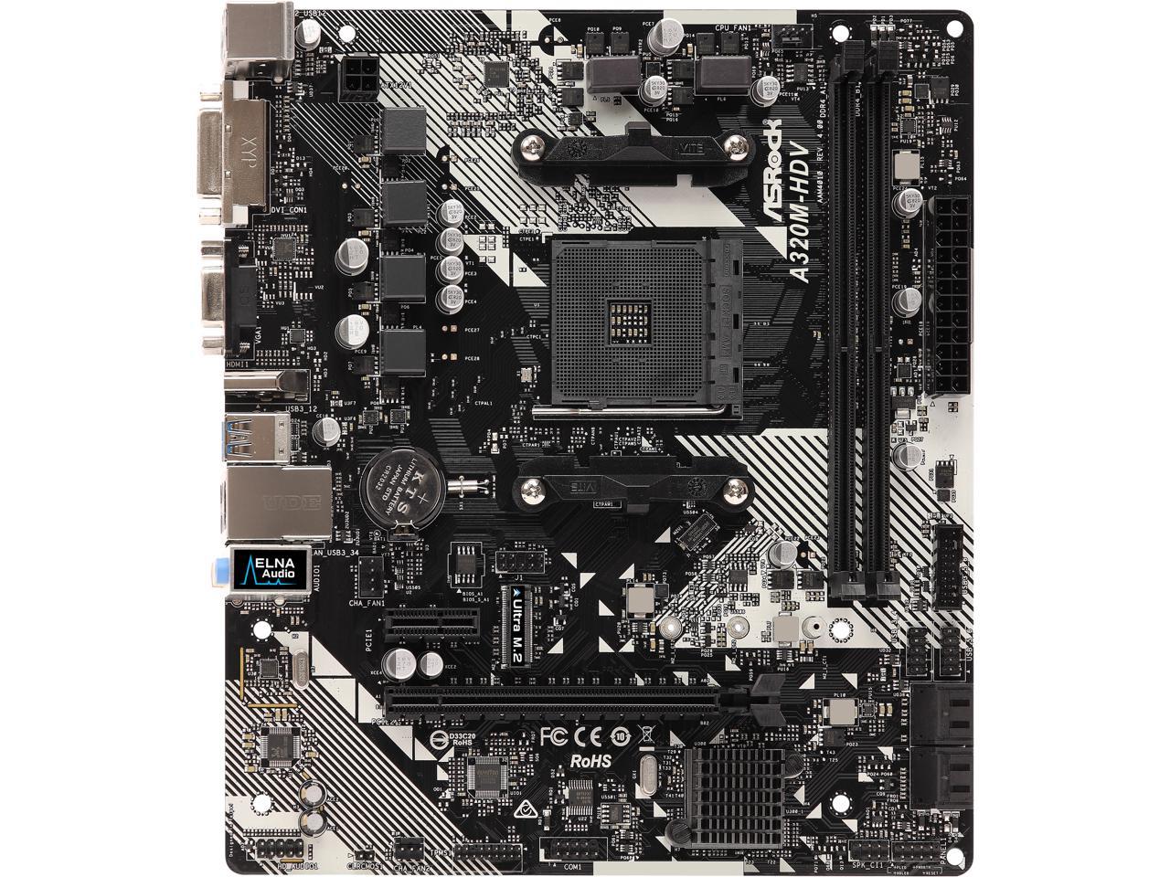 Asrock a320m hdv установка windows 10