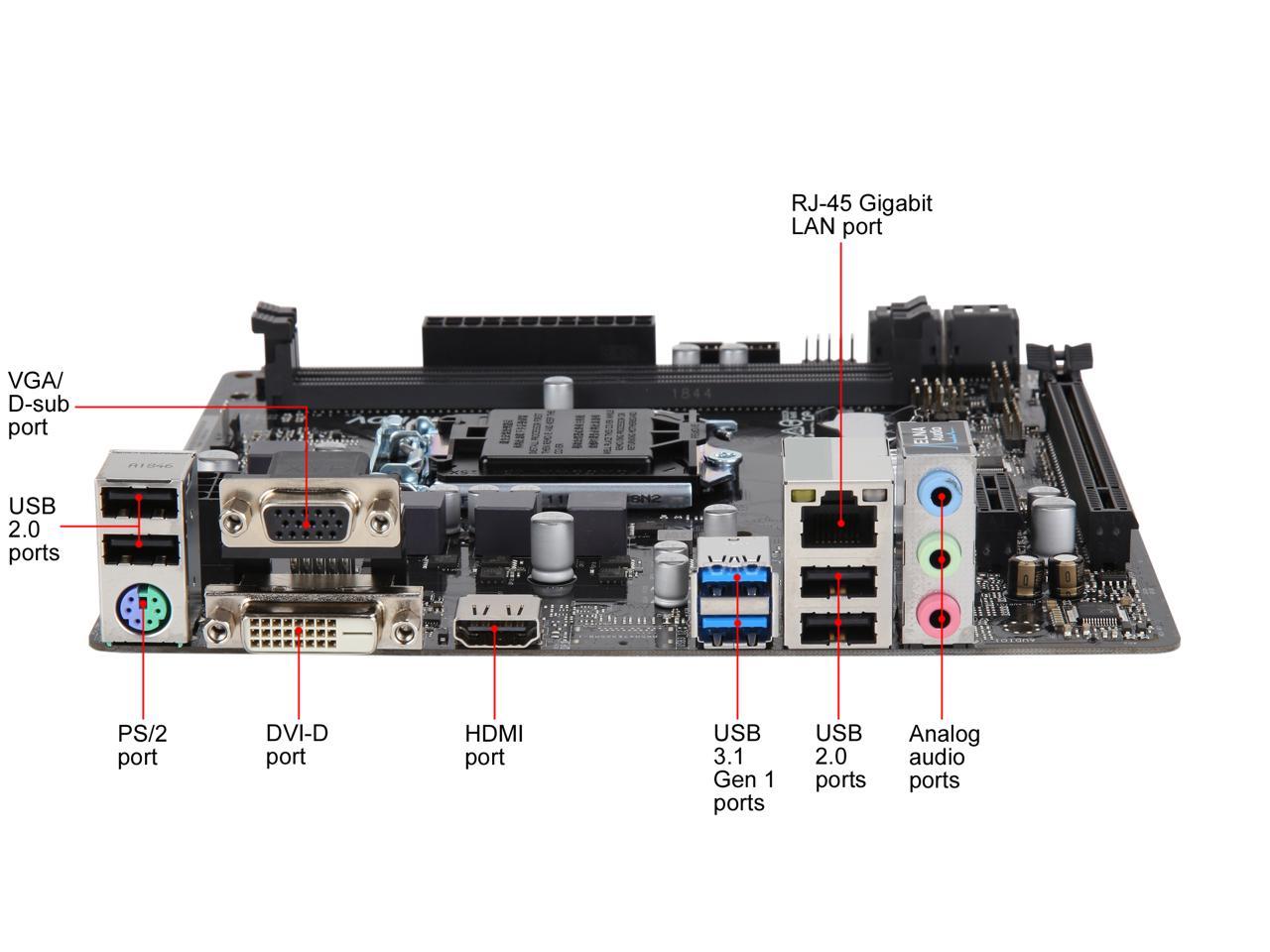 Asrock h310cm hdv обзор