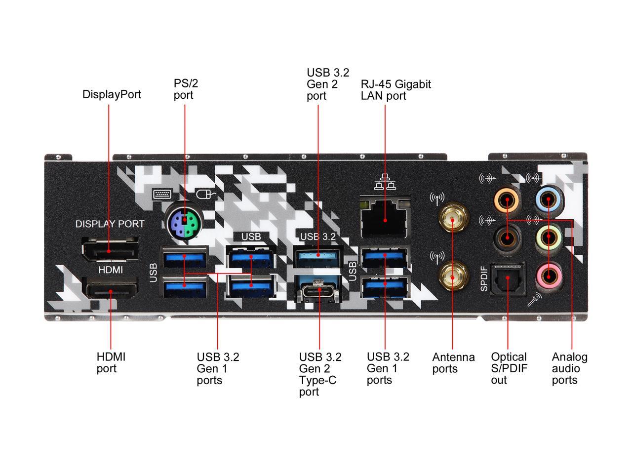 ASRock X570 STEEL LEGEND WIFI AX AM4 AMD X570 SATA 6Gb/s ATX AMD Motherboard - Picture 9 of 9