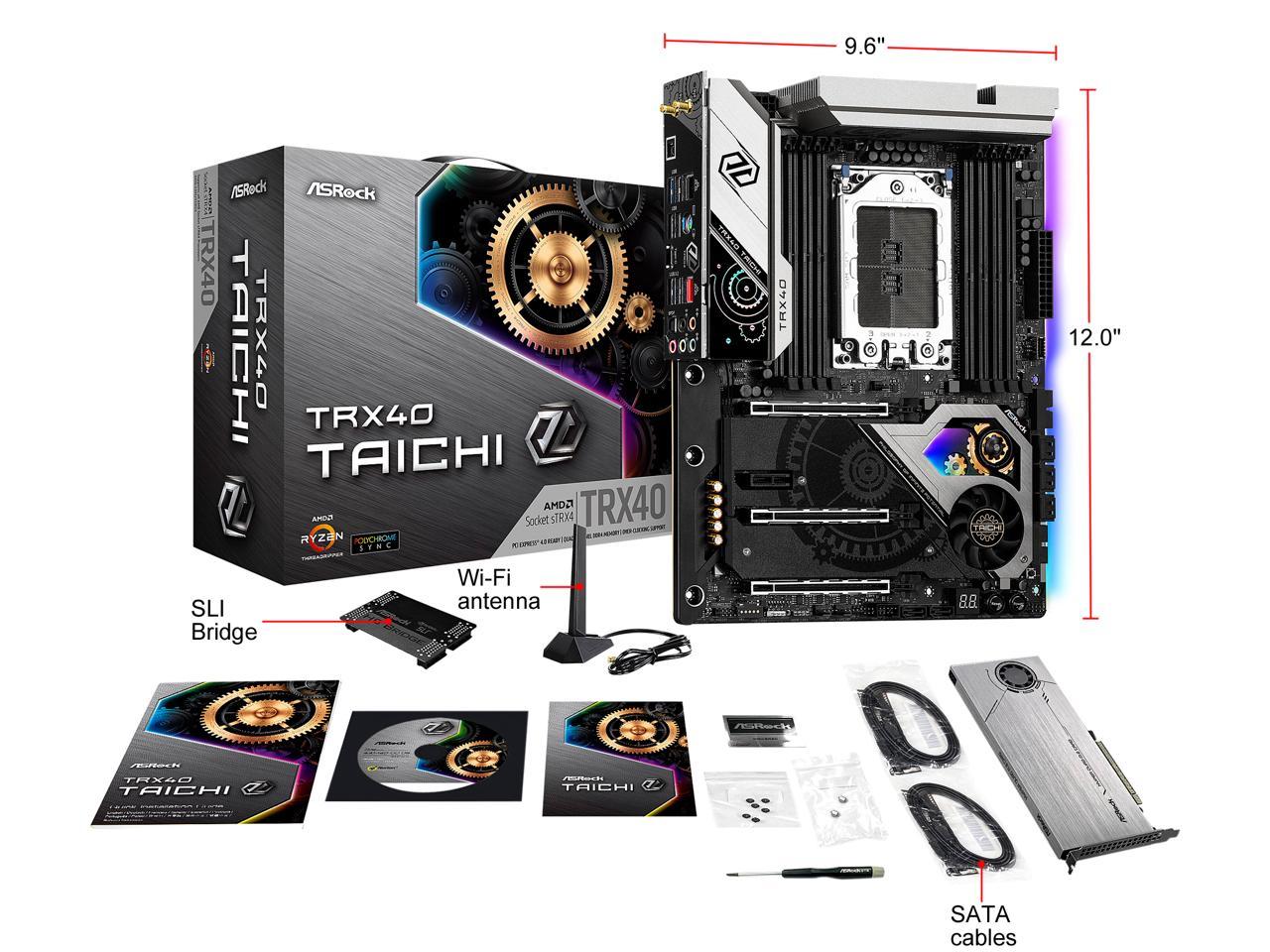 Asrock trx40 taichi обзор