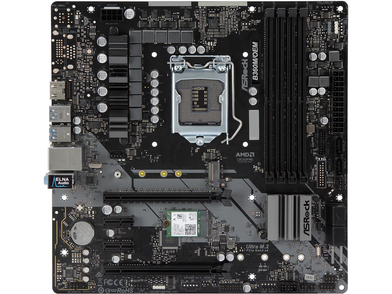 Asrock b365m hdv схема подключения