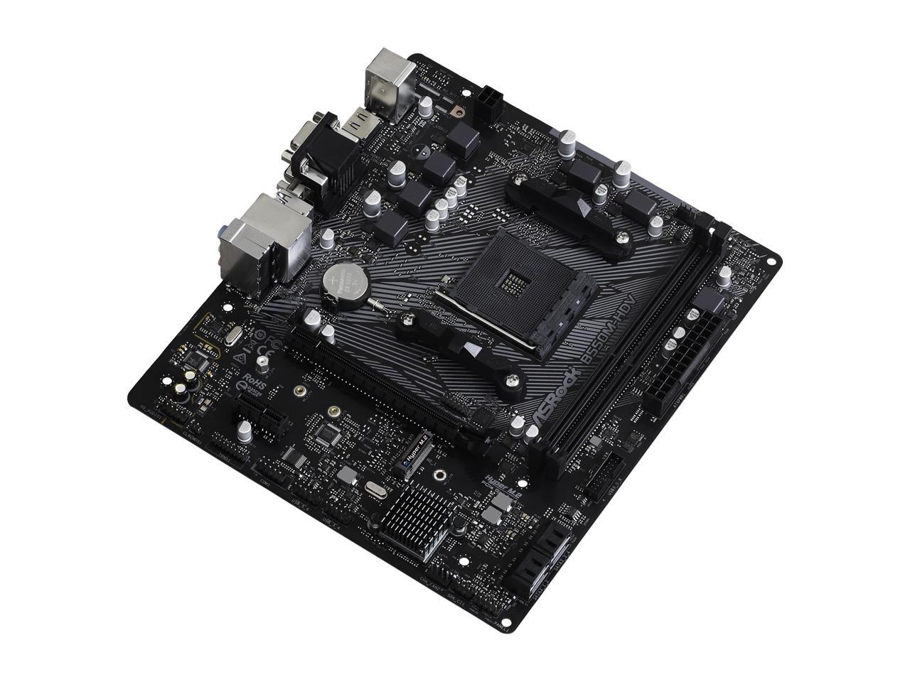 Asrock B550m Hdv Am4 Amd B550 Sata 6gb S Micro Atx Amd