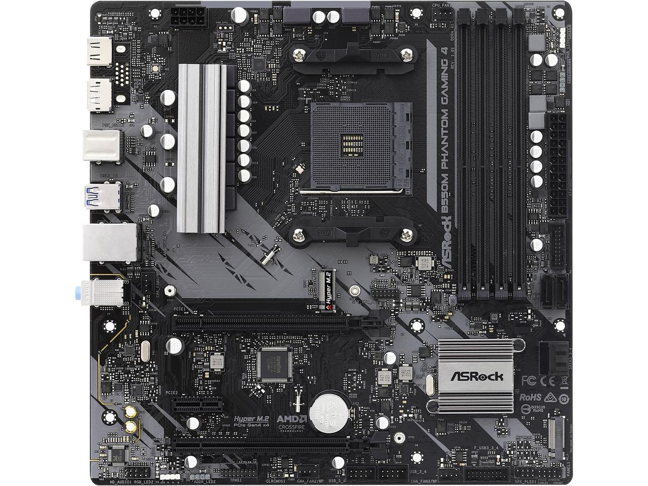 Asrock b550 phantom gaming 4 подключение