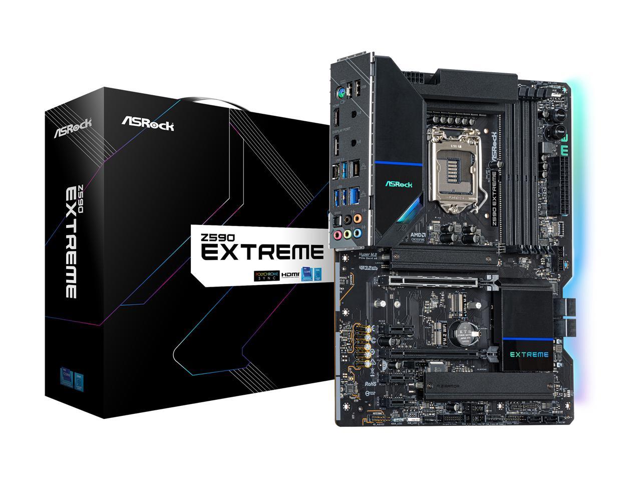 Asrock z590 extreme не запускается