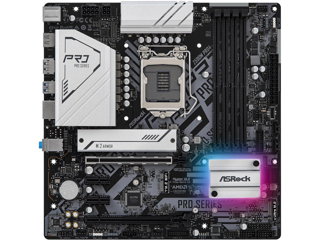 Asrock z590 pro4 совместимость