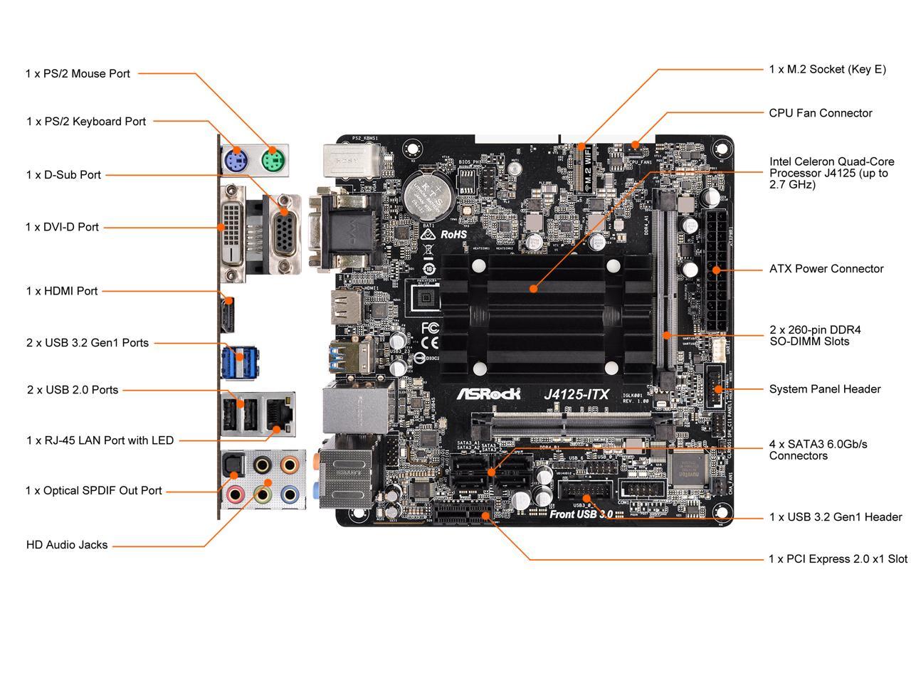 Intel celeron j4125 обзор