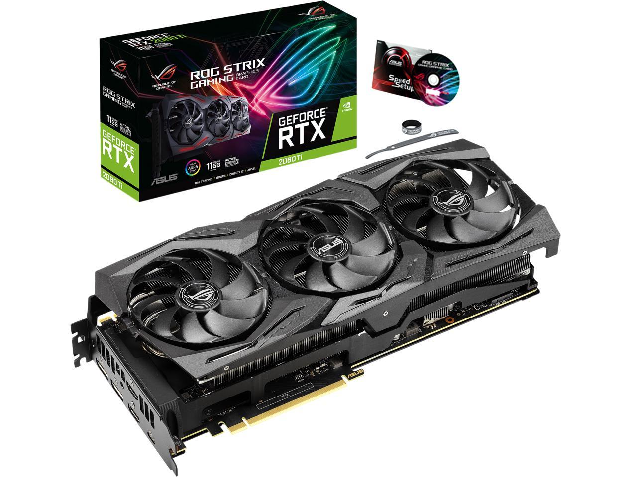 ASUS ROG Strix GeForce RTX 2080 Ti DirectX 12 ROG-STRIX-RTX2080TI Video ...