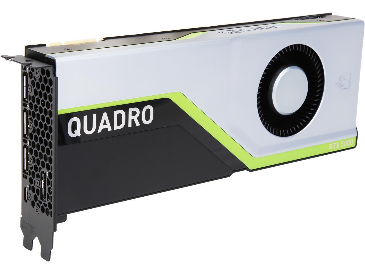 NVIDIA VCQRTX5000-PB NVIDIA Quadro RTX 5000 Graphic Card - 16GB ...