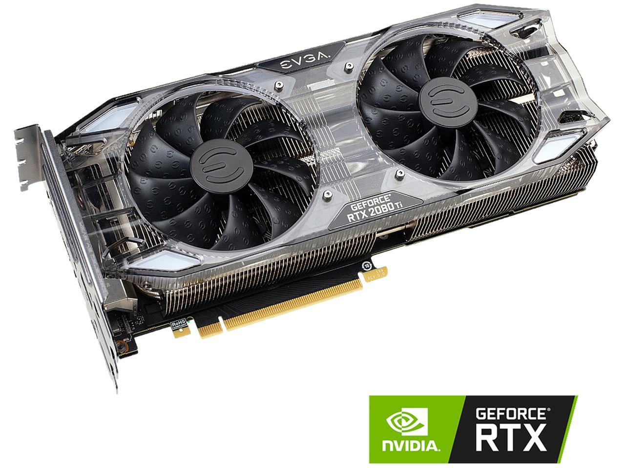 EVGA GeForce RTX 2080 Ti XC ULTRA GAMING, 11G-P4-2383-KR, 11GB GDDR6 ...