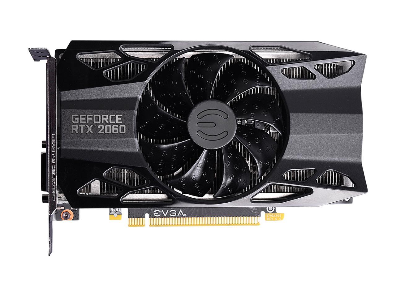 EVGA GeForce RTX 2060 GAMING, 06G-P4-2060-KR, 6GB GDDR6, HDB Fan ...