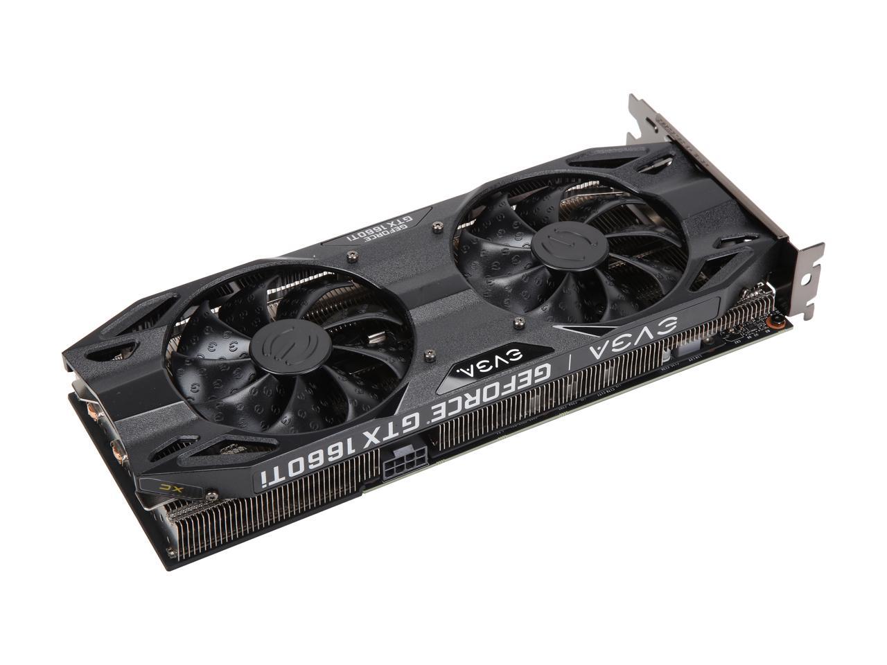 EVGA GeForce GTX 1660 Ti XC ULTRA BLACK GAMING Video Card, 06G-P4-1265 ...