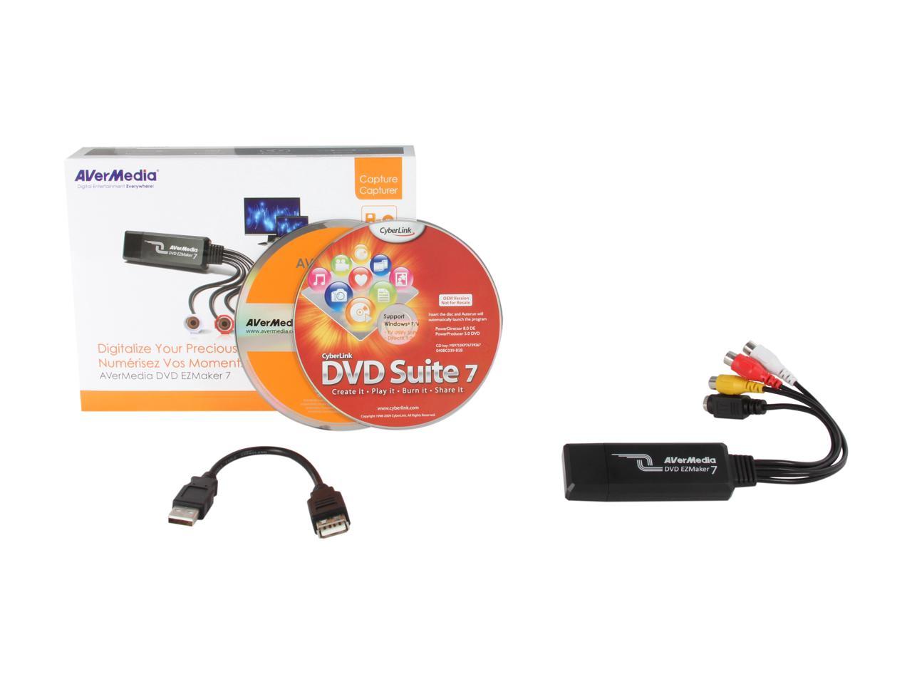 Как подключить avermedia dvd ezmaker 7 к компьютеру