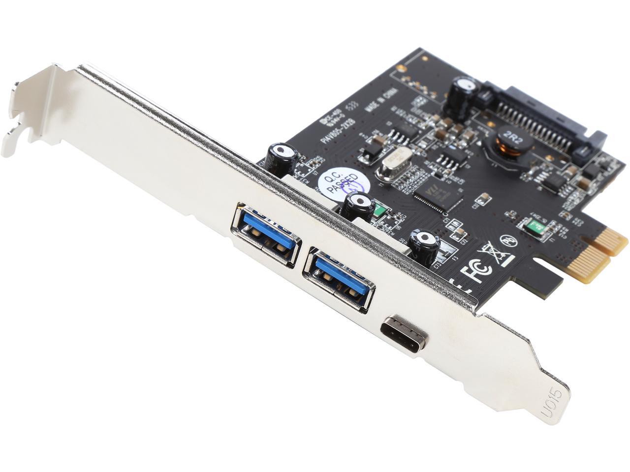 pcie x1 usb 3 card with internal usb