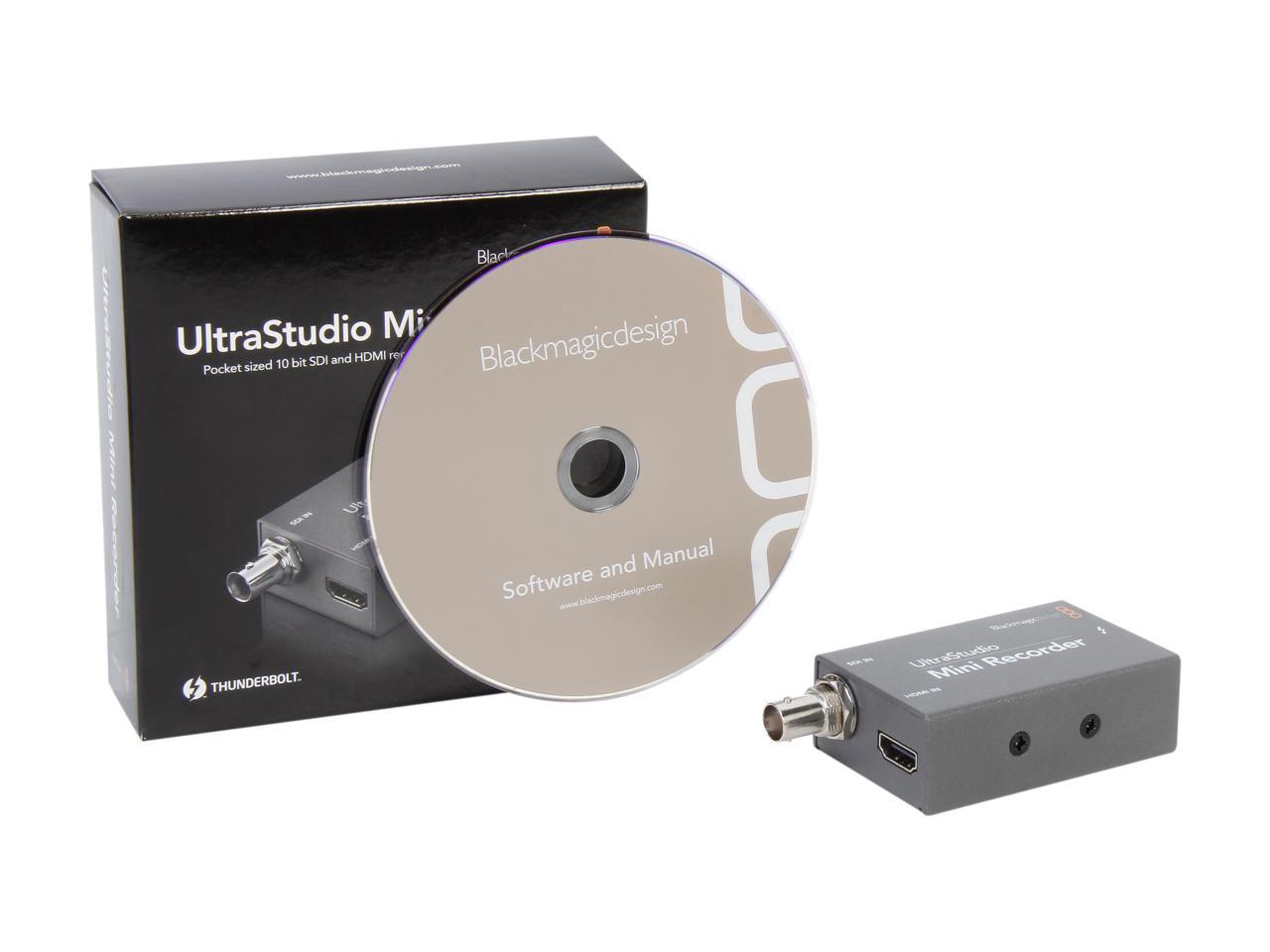 how to install blackmagic ultrastudio mini recorder
