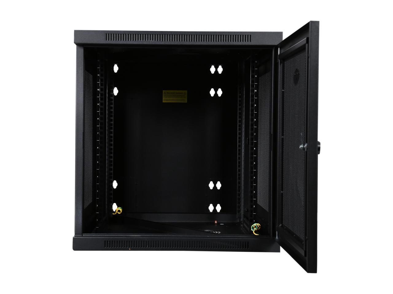 tripp lite 12u wall mount rack enclosure server cabinet