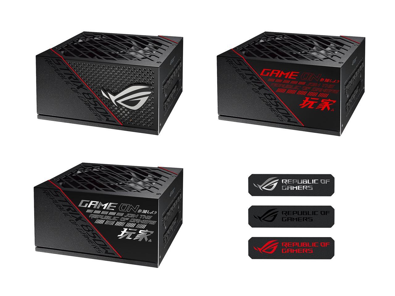 ASUS ROG STRIX 850G 850W Gold Power Supply, ROG Heatsinks, Axialtech
