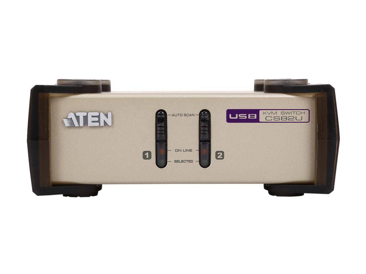 ATEN CS82U 2Port PS/2USB KVM Switch 672792002045 eBay