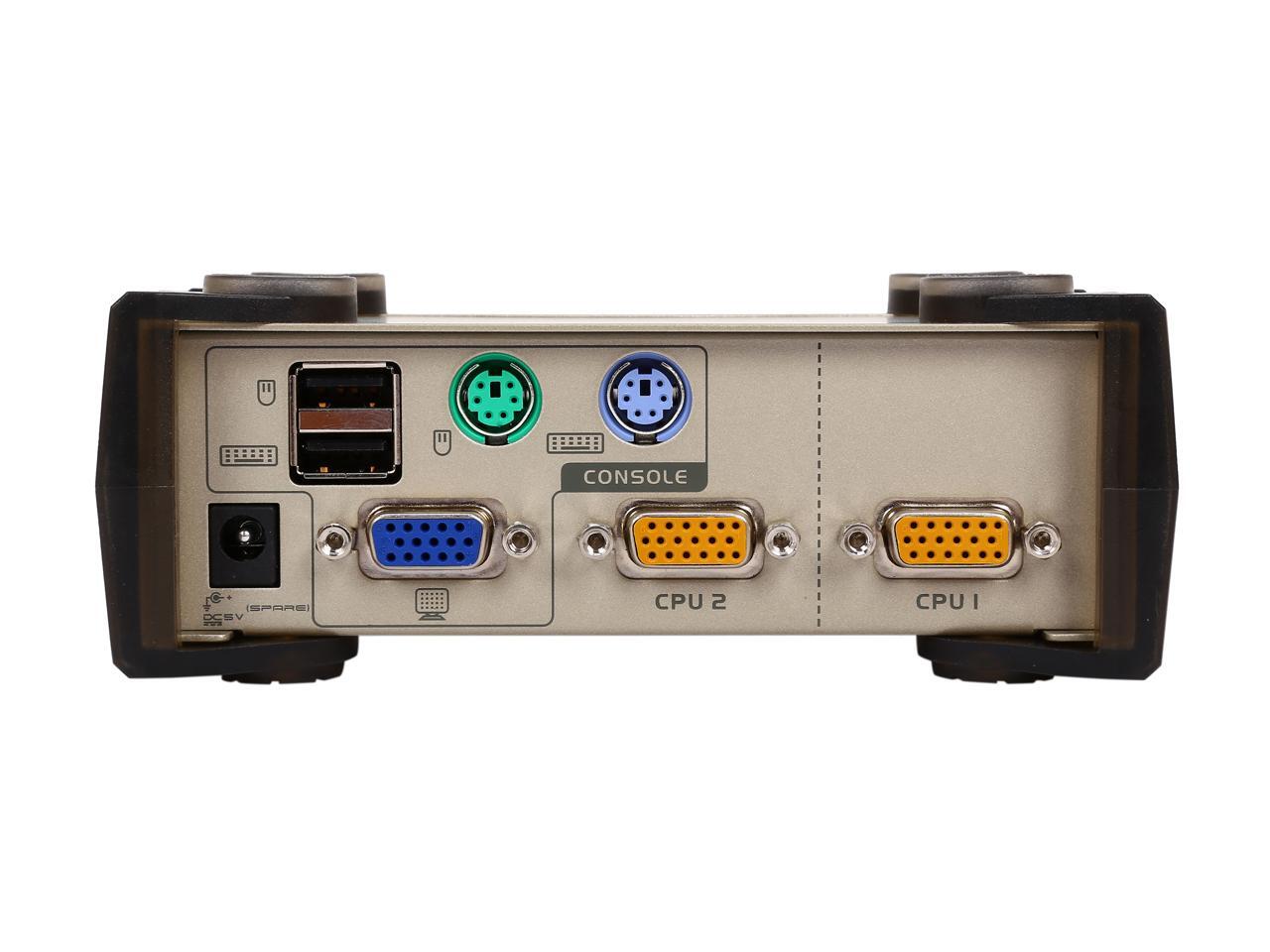 ATEN CS82U 2Port PS/2USB KVM Switch 672792002045 eBay