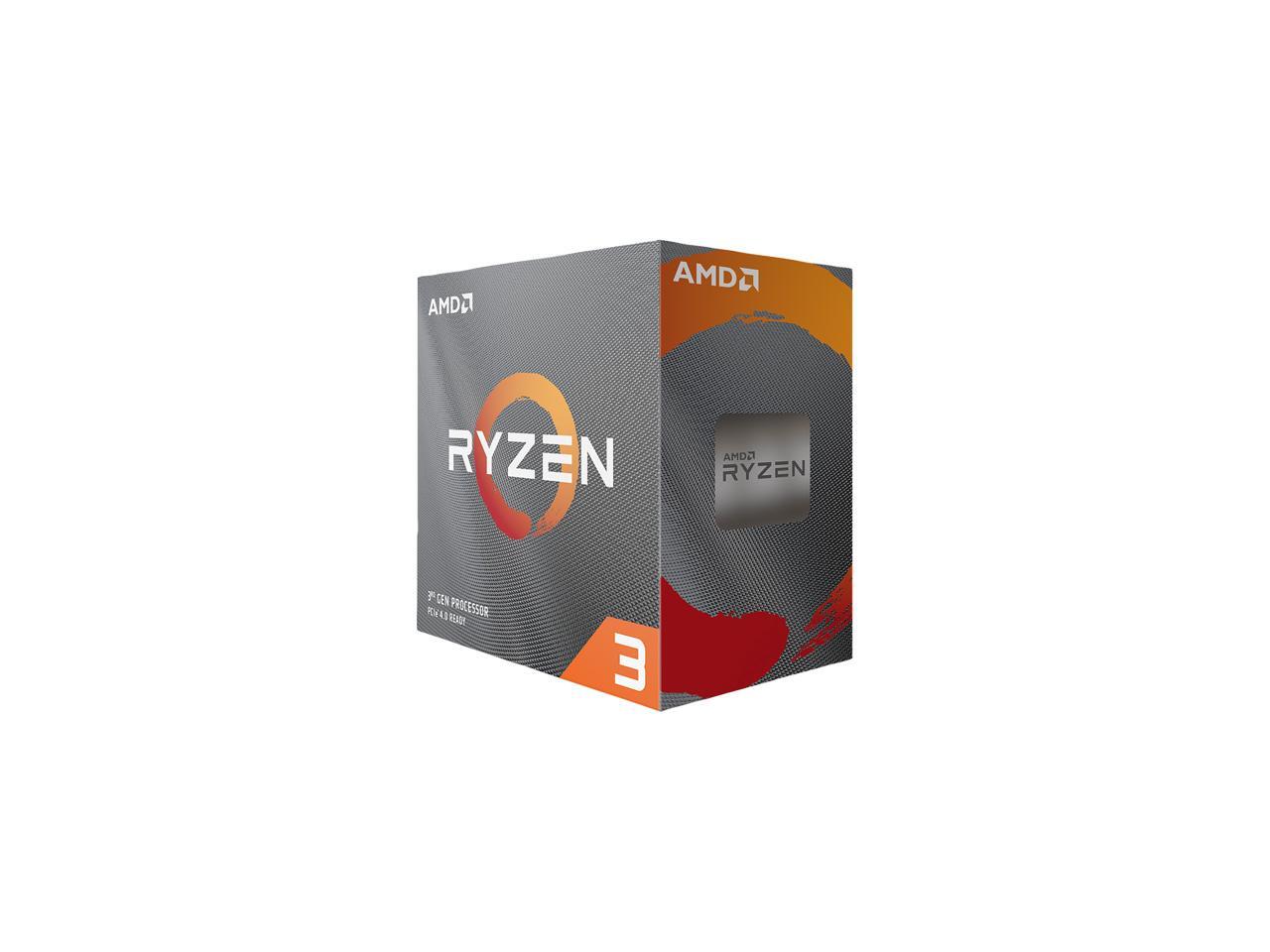 美品 Ryzen 3 3300X CPU AMD AM4 AMD Ryzen 3 3300X 3.8 GHz Quad-Core Processor (100