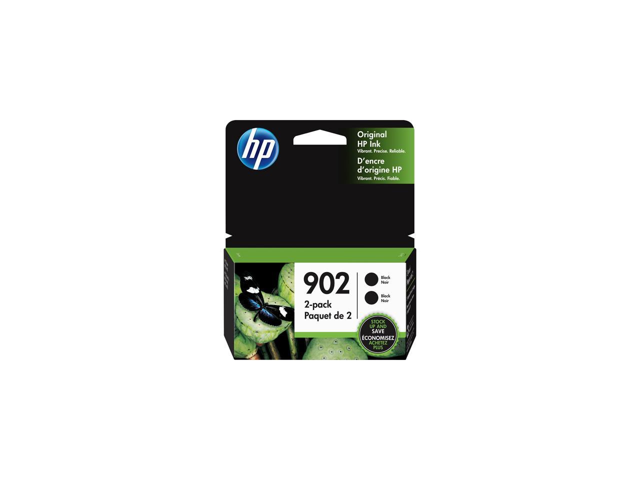 HP 902 Ink Cartridge - Dual Pack - Black 193015742215 | eBay