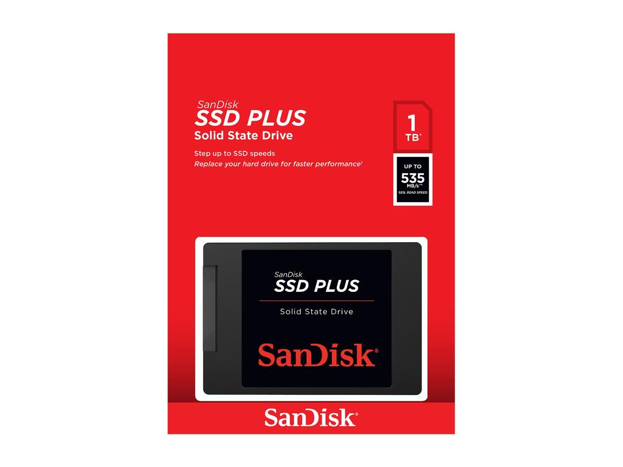 Sandisk ssd plus 1tb обзор