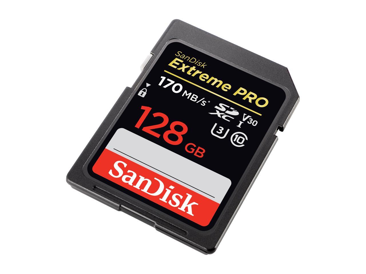 Карта памяти sdxc 128gb sandisk extreme pro