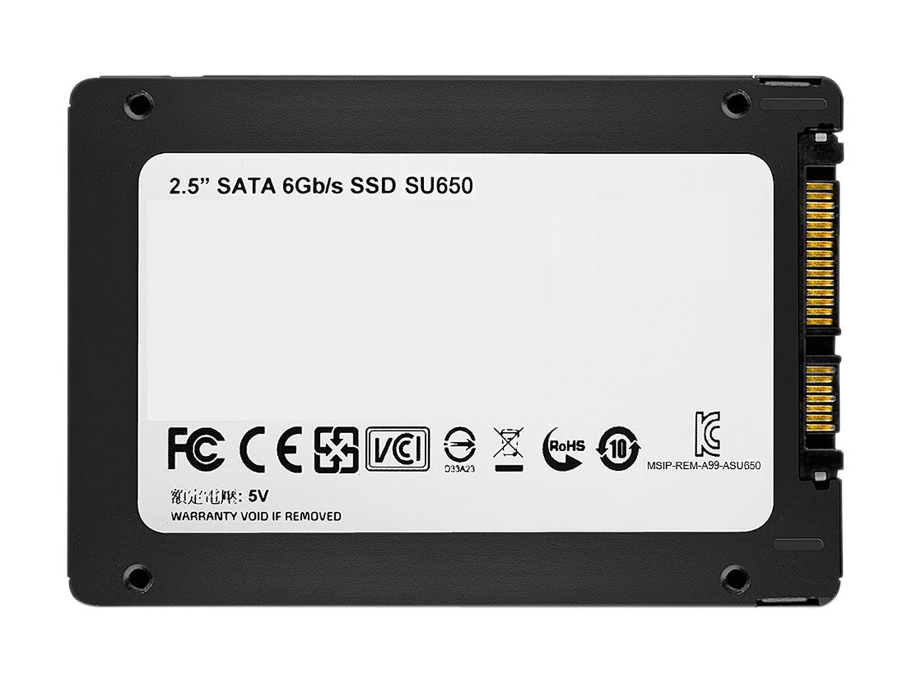 Adata Ultimate Su650 2 5 240gb Sata Iii 3d Nand Internal Solid State Drive Ssd 4713218461162