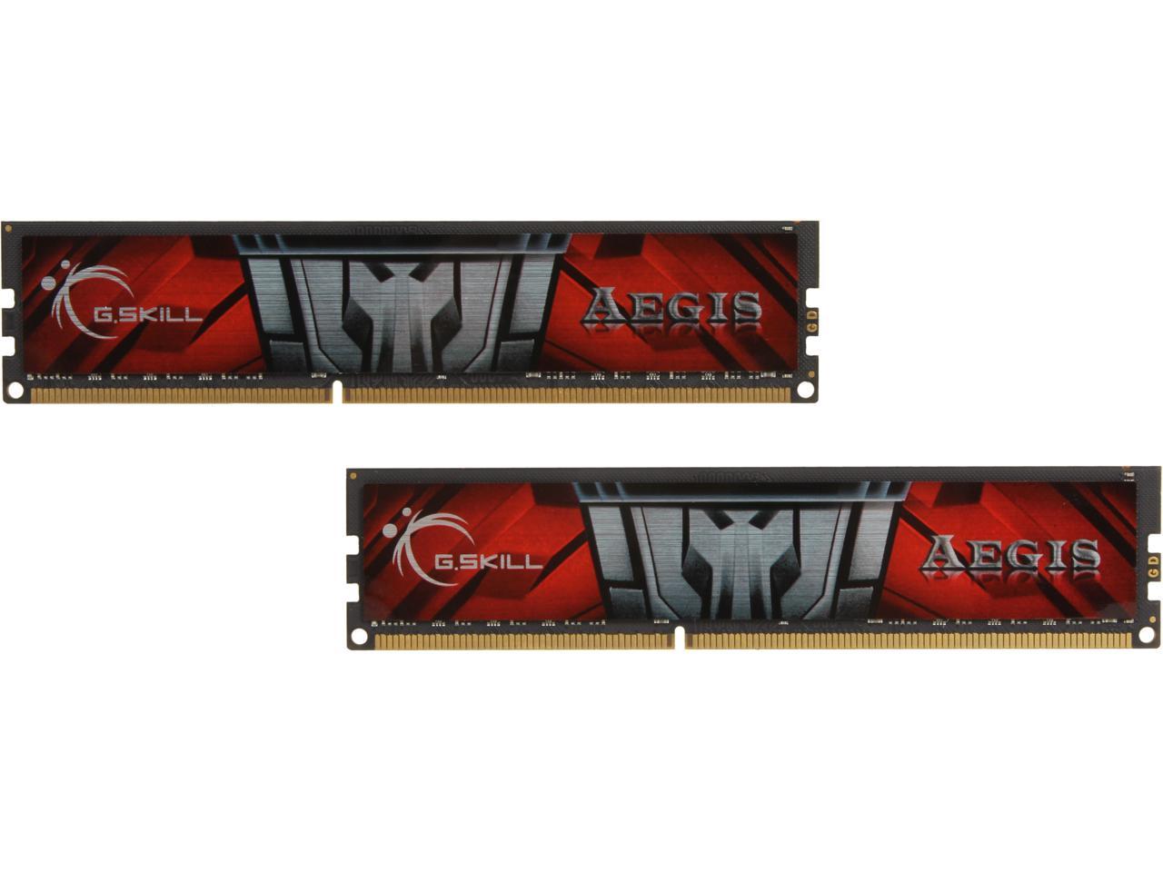 G.SKILL AEGIS 16GB (2 x 8GB) 240-Pin DDR3 SDRAM DDR3 1600 (PC3 12800