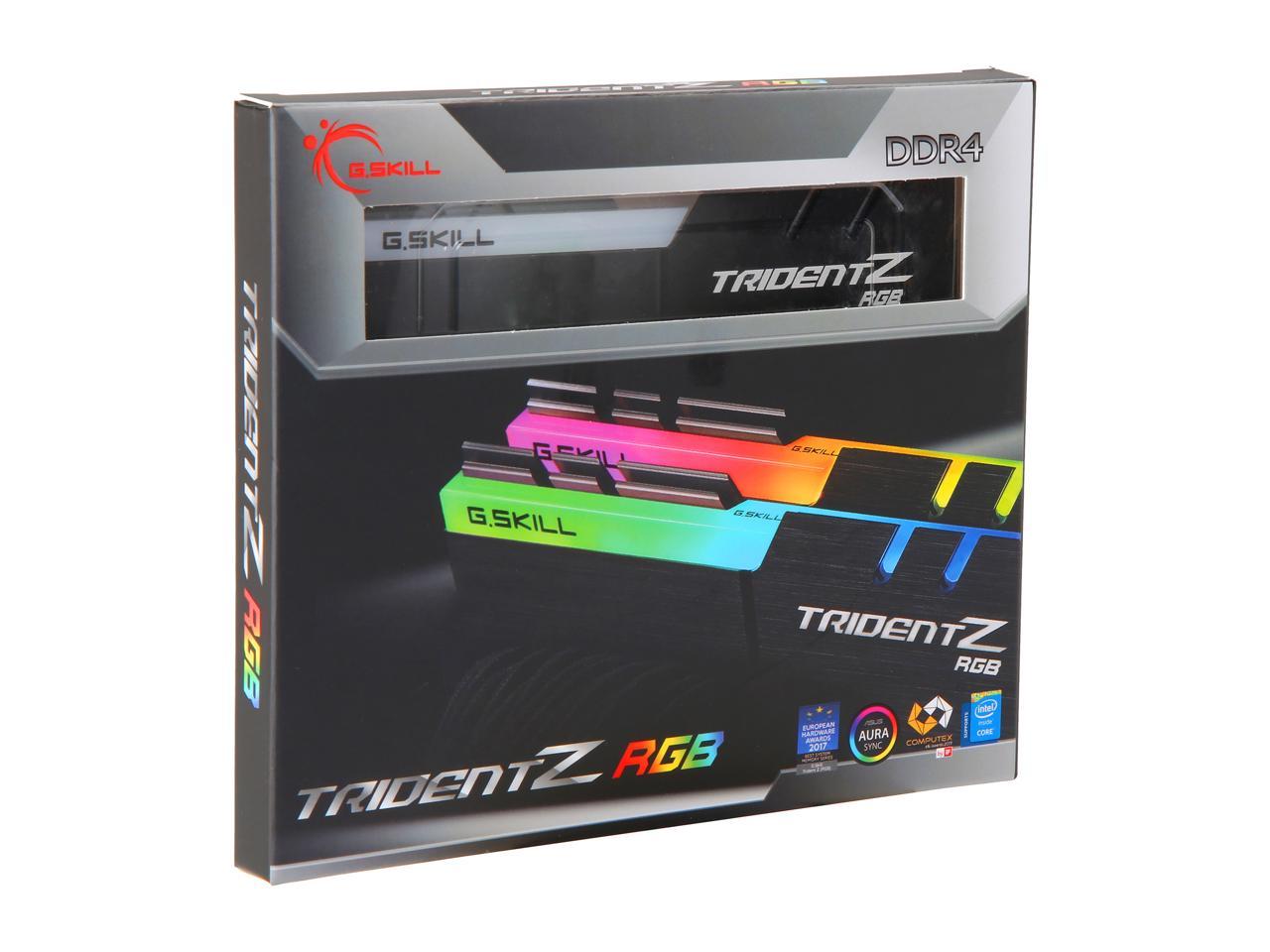 G.SKILL TridentZ RGB Series 16GB (2 x 8GB) 288-Pin DDR4 SDRAM DDR4 2666