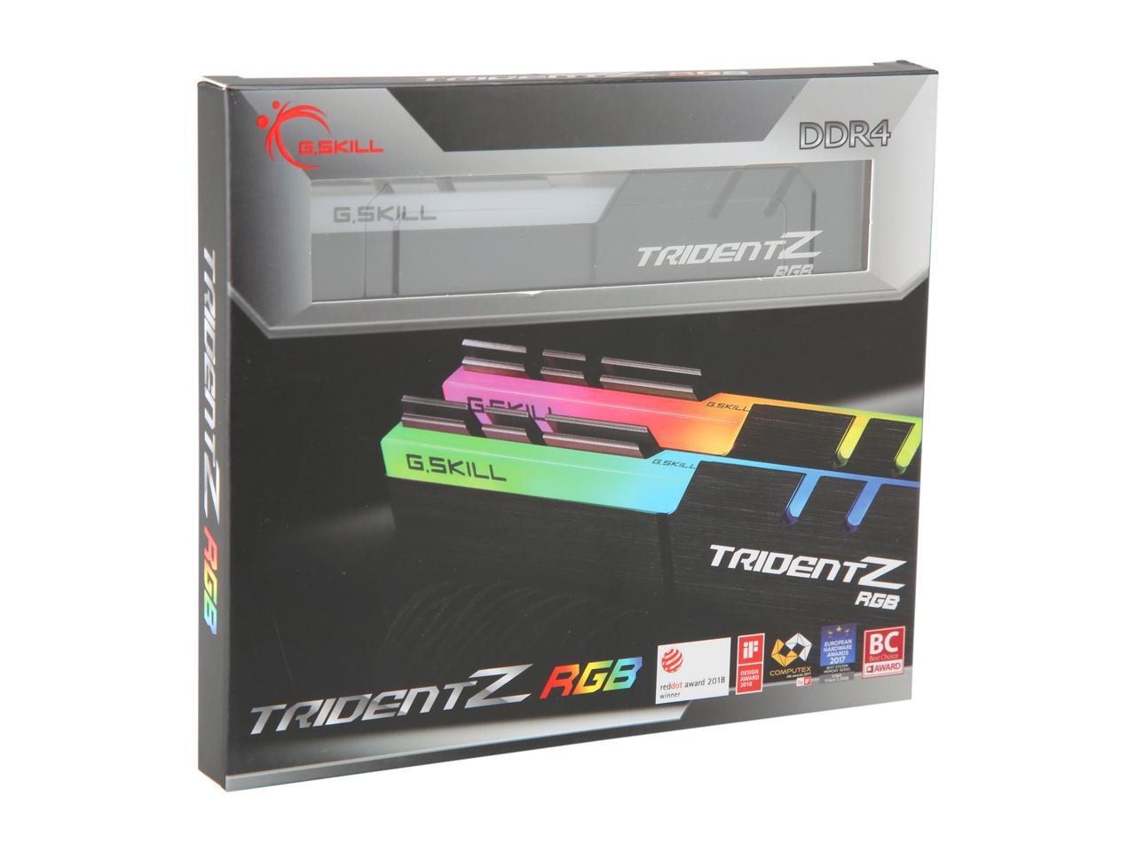 G.SKILL DDR4 Trident Z RGB For AMD Ryzen & Ryzen Threadripper PC4