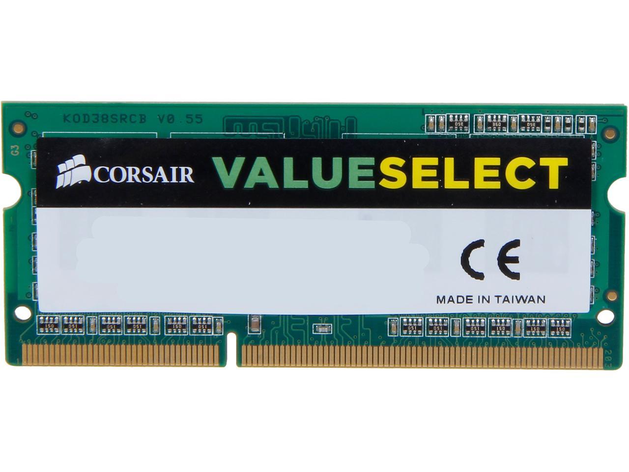 Corsair Valueselect 4gb 4 Pin Ddr3 So Dimm Ddr3l 1600 Pc3l Laptop Memo Ebay