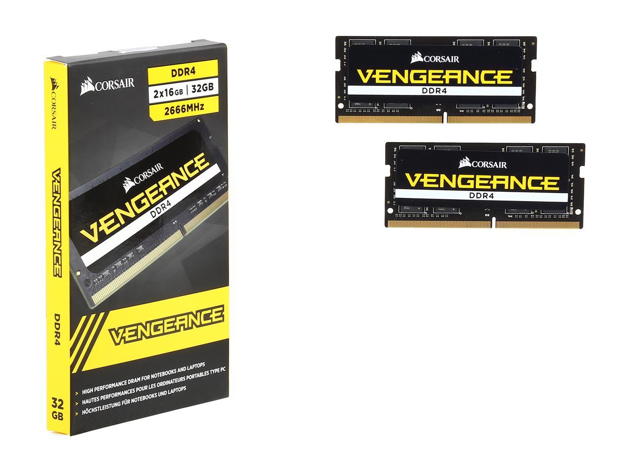 CORSAIR Vengeance 32GB    (2 x 16GB) 260-Pin DDR4 SO-DIMM