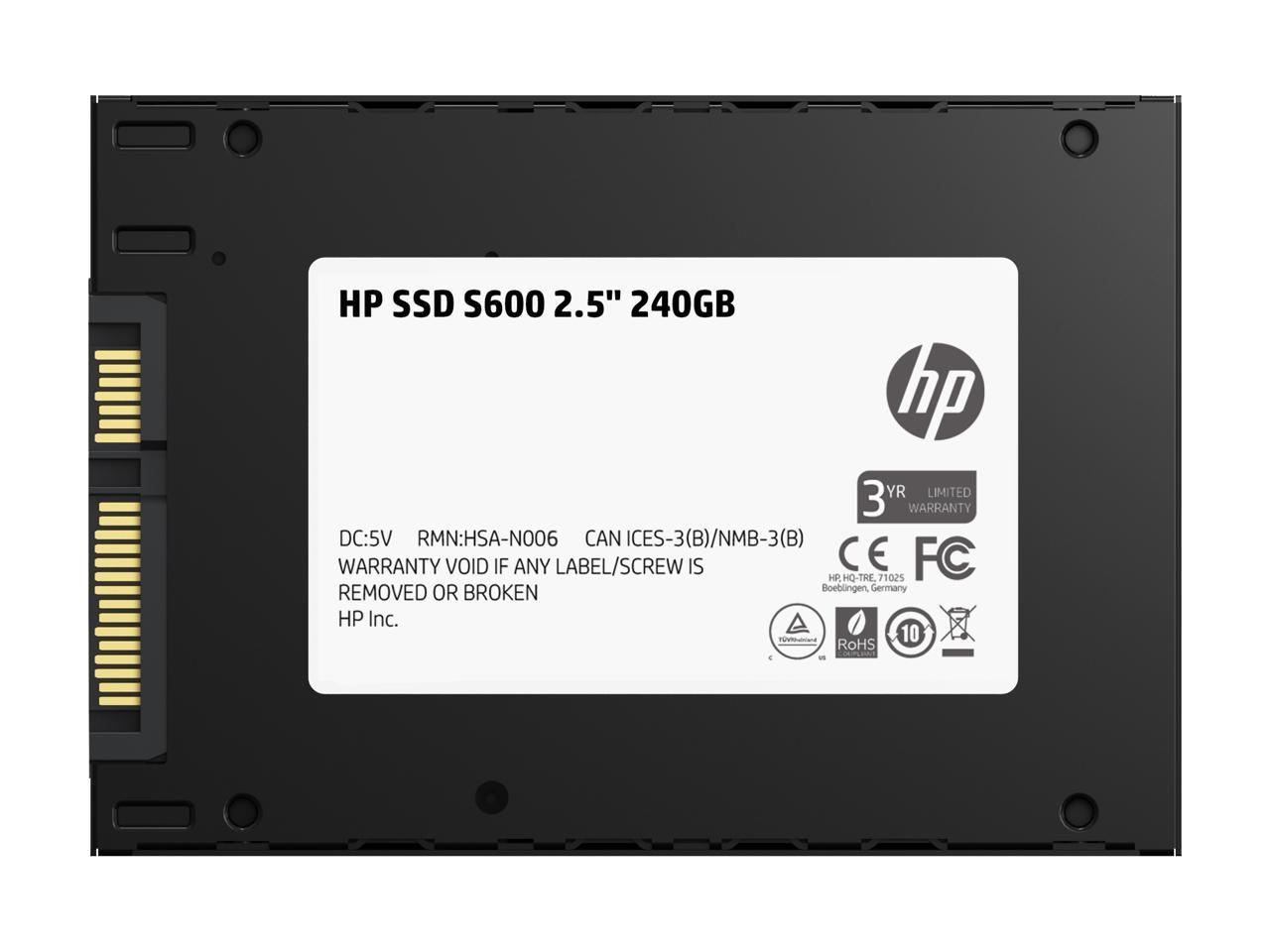 Ssd hp s600 обзор