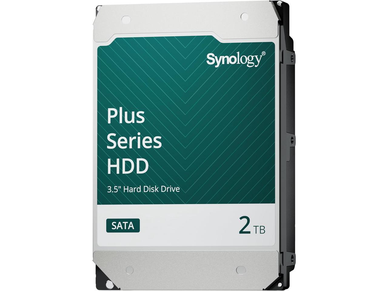 Жесткие диски Synology HAT3300-2T объемом 2 ТБ с частотой вращения 5400 об/мин и 256 МБ кэш-памяти