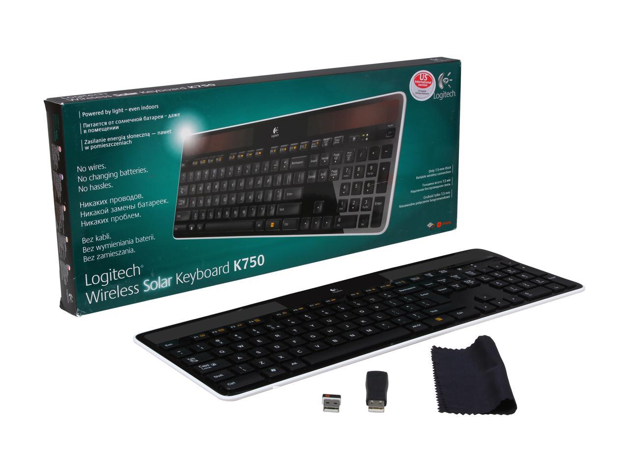 logitech wireless solar keyboard k750 k 750