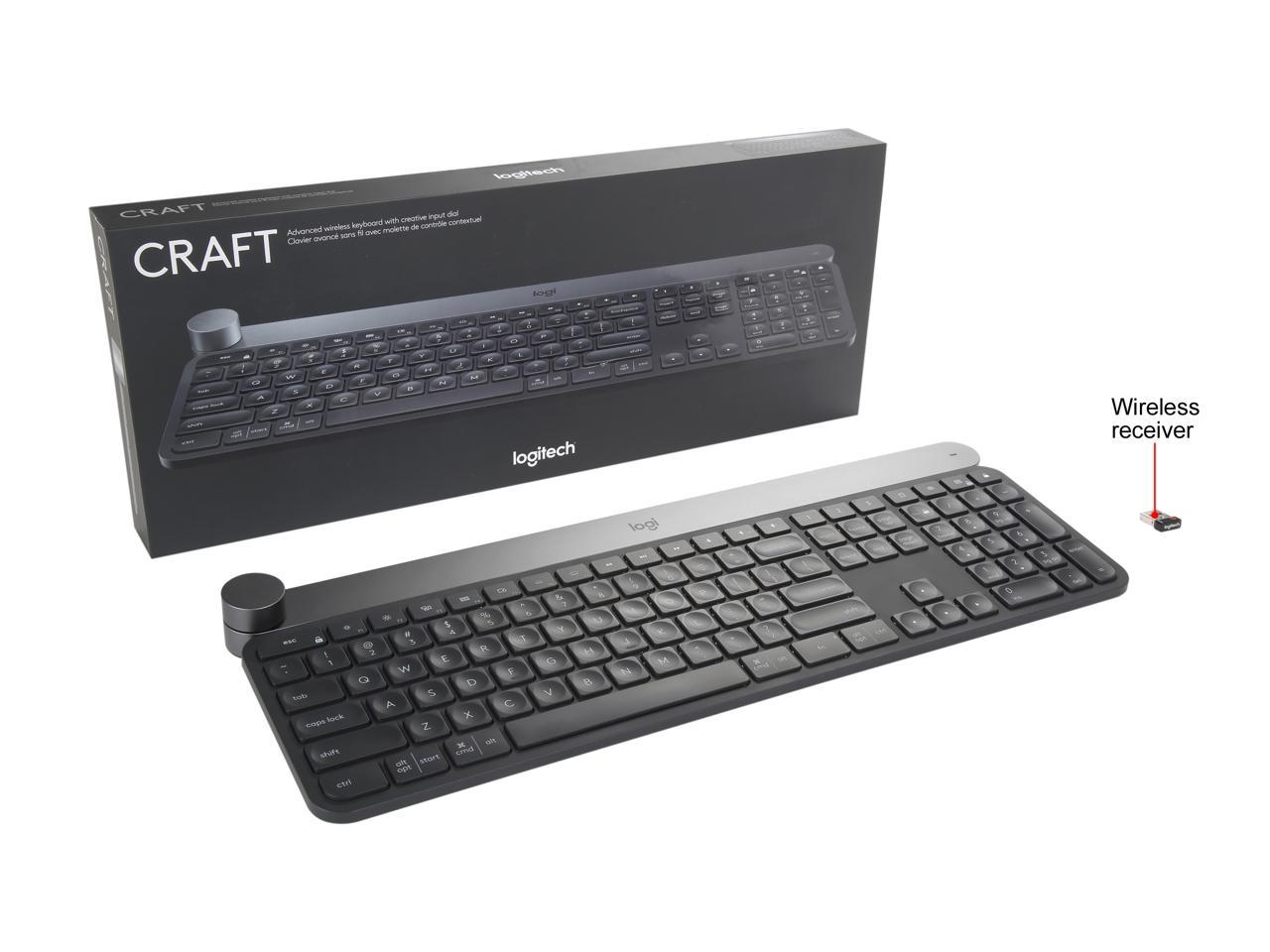 Logitech Craft Wireless Keyboard for Advanced Creativity