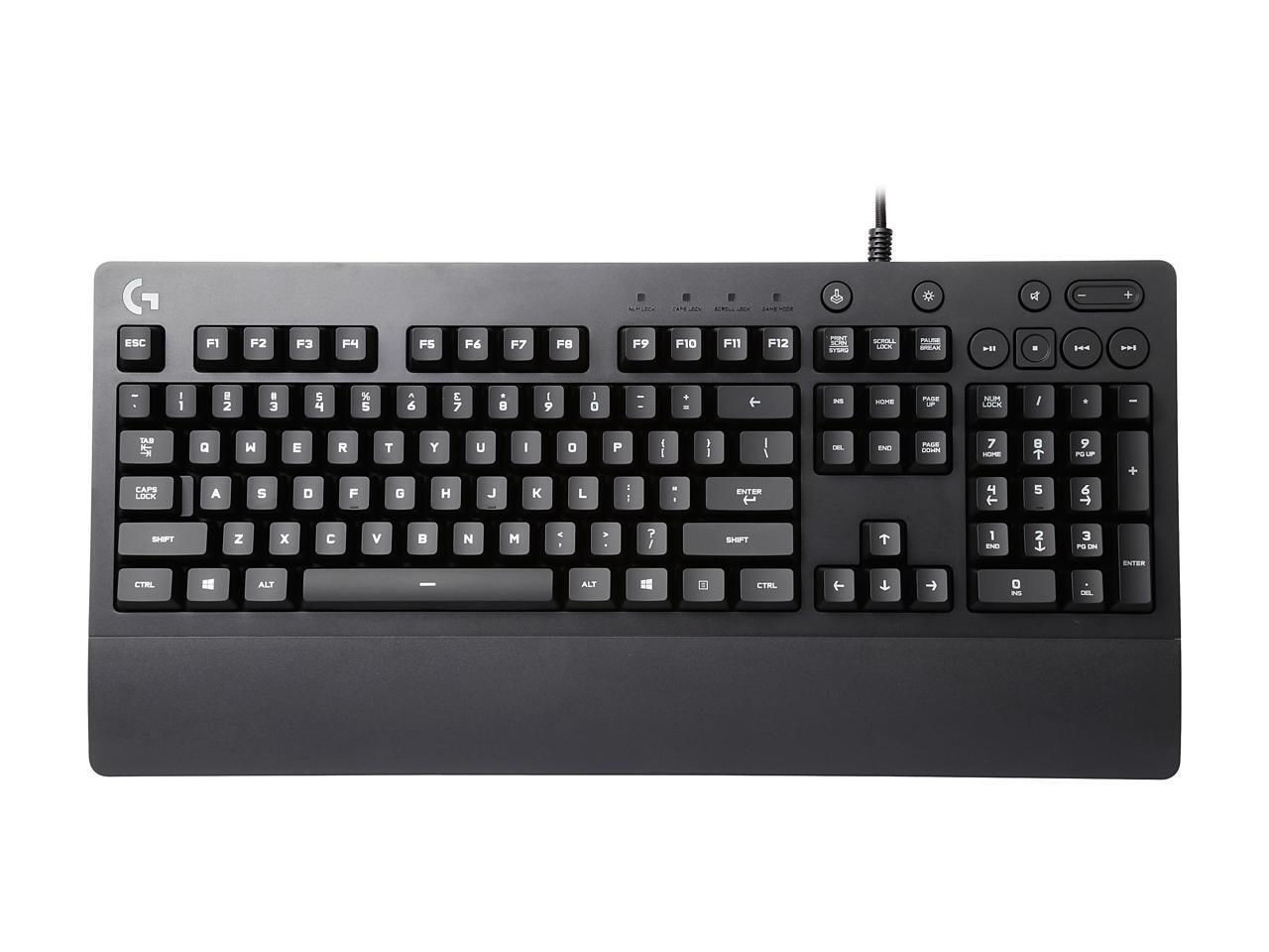 Logitech G213 Prodigy Gaming Keyboard with 16.8 Million Lighting Colors