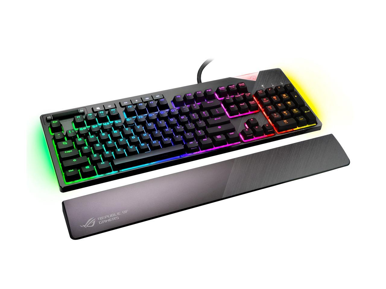  ASUS  ROG  Strix Flare RGB Mechanical Gaming Keyboard  with 