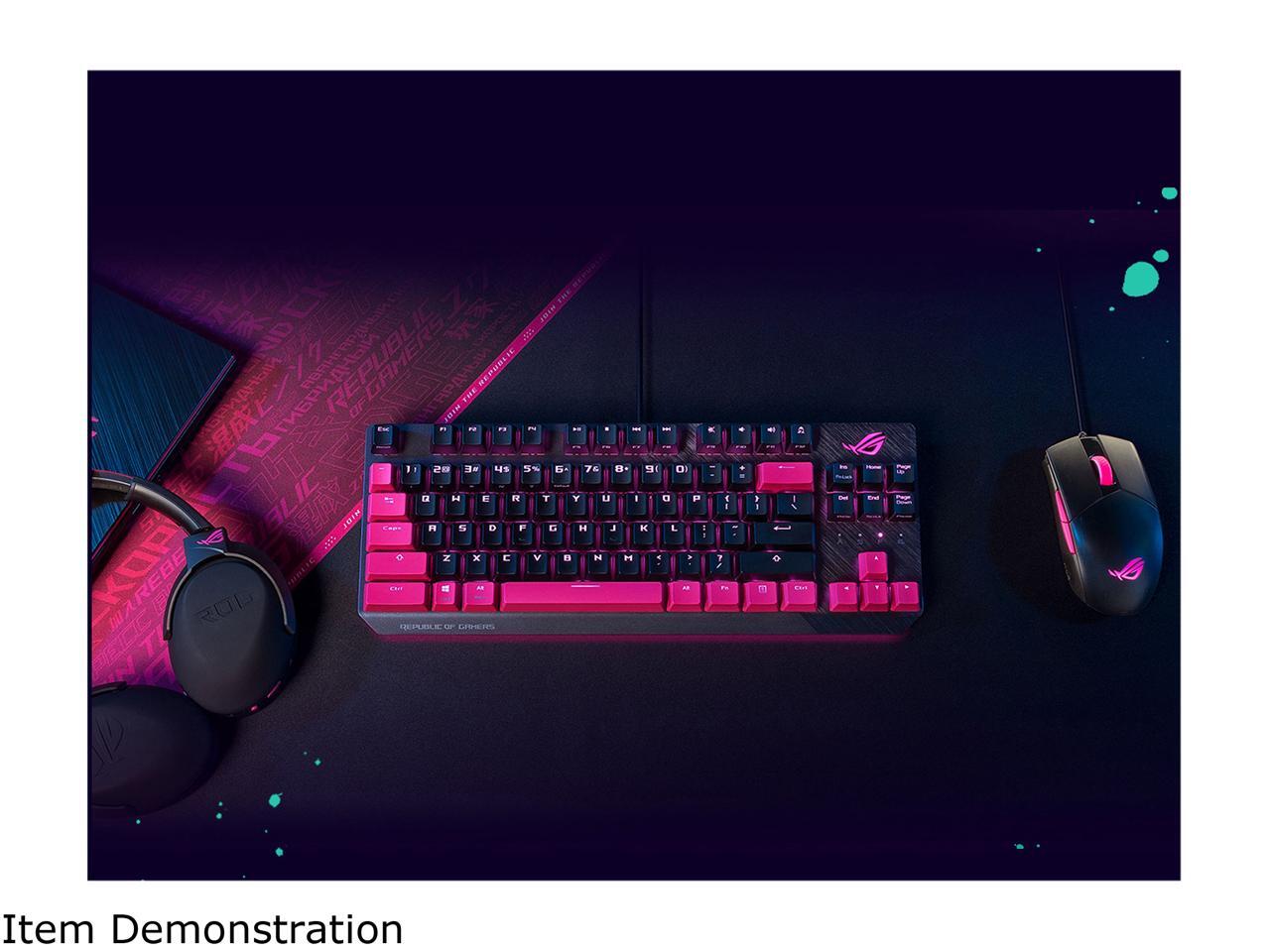 ASUS X803STRIXSCOPETKLEP/RD/US ROG Strix Scope TKL Electro Punk Gaming Keyboard