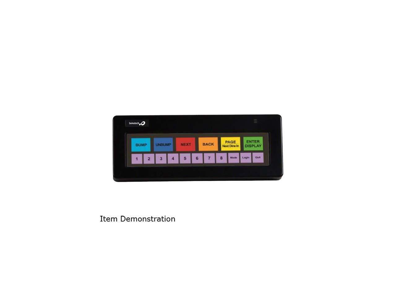 PS2 CABLE LEGEN 17 KEY PROGRAMMABLE KEYPAD BUMP BAR BEMATECH KB1700 BLACK