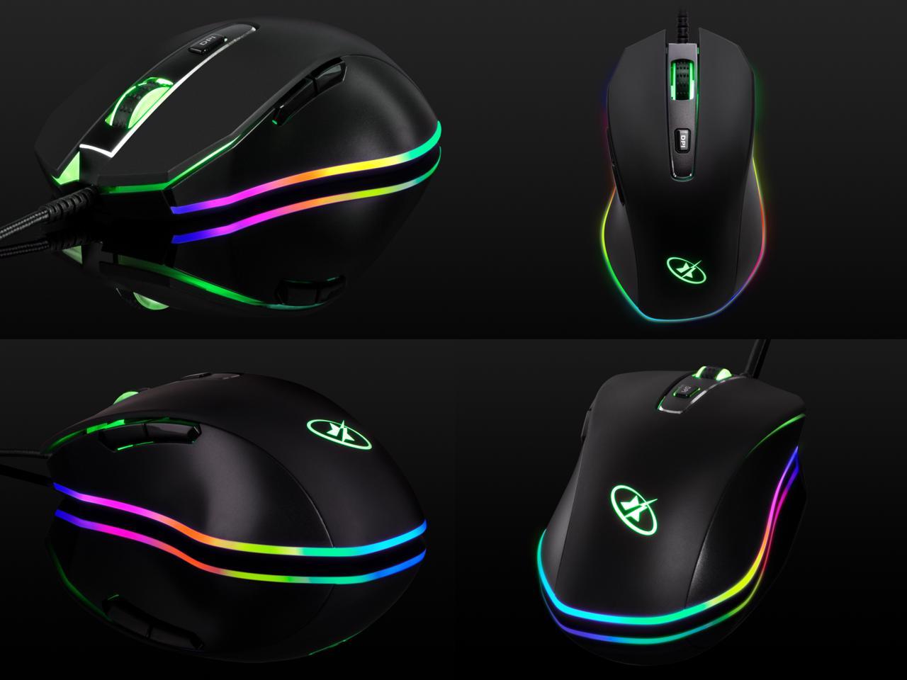 Rosewill NEON M59 RGB Gaming Mouse, 10000 dpi, Ergonomic Hand Grips