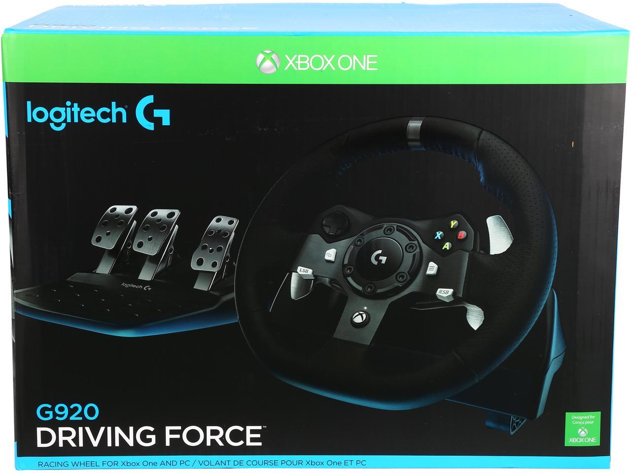 Logitech G920 Driving Force Racing Wheel for Xbox One and ...