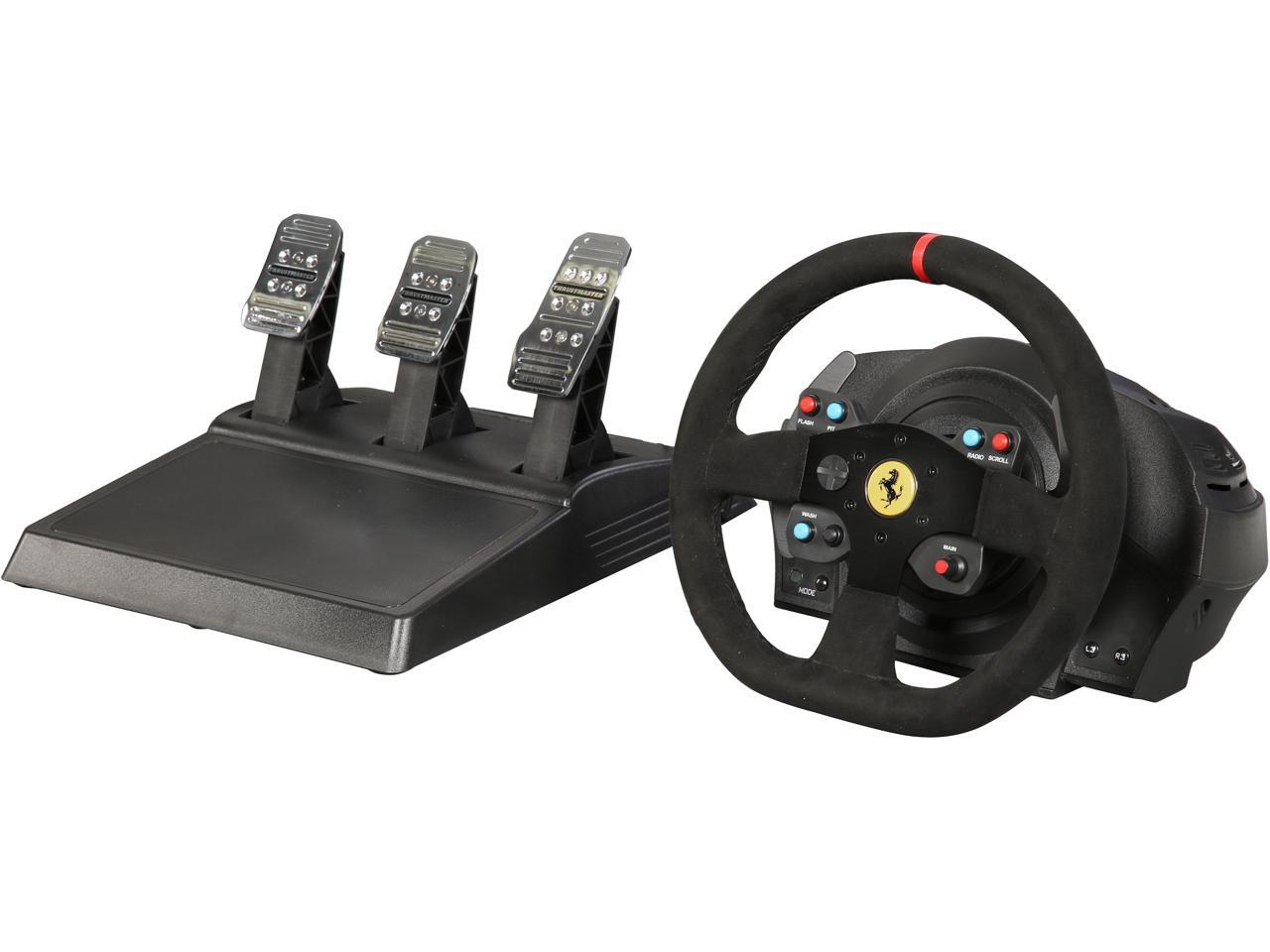 Игровые рули педали коробка. Thrustmaster t300 Ferrari Alcantara Edition. Руль Thrustmaster t300 Ferrari. T300 Wheel Thrustmaster Ferrari integral Racing Alcantara. Руль Thrustmaster t300 Alcantara.